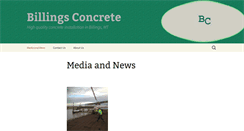 Desktop Screenshot of billingsconcrete.com